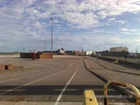 The site where once stood a proud icon of 1980s technological dream